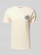 T-shirt met labelprint