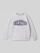 Oversized sweatshirt van katoenmix