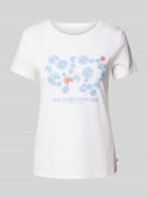 Regular fit T-shirt van puur katoen
