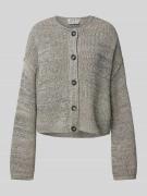 Cardigan met extra brede schouders