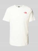 T-shirt met labelprint