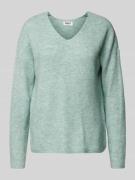 Regular fit gebreide pullover met V-hals, model 'CAMILLA'