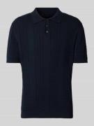 Regular fit poloshirt met korte knoopsluiting