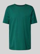 T-shirt met logostitching