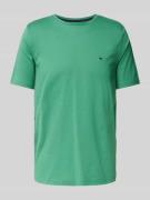 T-shirt met logostitching