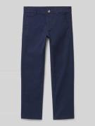 Regular fit chino met steekzakken