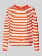 Shirt met lange mouwen en labelstitching