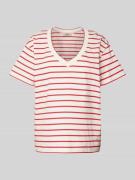 T-shirt met V-hals, model 'NANI'