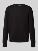 Sweatshirt met ribboorden, model 'Sebastian'