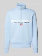 Sweatshirt met labelprint