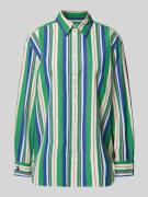 Regular fit overhemdblouse met kentkraag