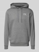 Hoodie met labelstitching