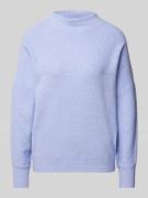 Regular fit gebreide pullover met wol