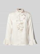 Regular fit blouse met volants