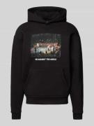 Hoodie met motiefprint