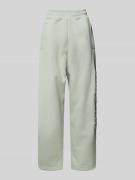 Sweatpants met labelstitching