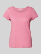 Regular fit T-shirt van puur katoen