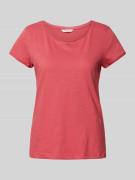 Regular fit T-shirt van puur katoen