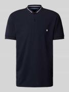 Regular fit poloshirt met opstaande kraag