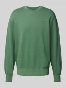 Sweatshirt met labeldetail