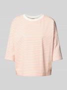 T-shirt met extra brede schouders
