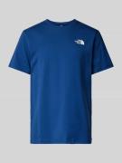 T-shirt met labelprint