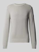 Gebreide pullover met linnen, model 'TAIL'