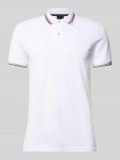 Poloshirt met labelstitching, model 'Piquee'