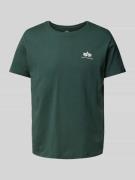 T-shirt met labelprint