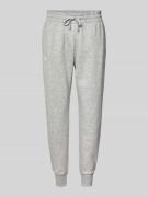 Regular fit sweatpants met logostitching, model 'Rival'