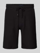 Korte broek met elastische band en tunnelkoord