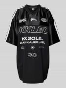 Oversized T-shirt met labelprint
