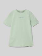 Regular fit T-shirt van puur katoen