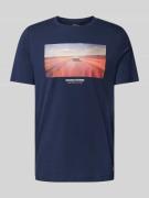 Regular fit T-shirt van puur katoen