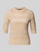 Gebreide pullover met ronde hals