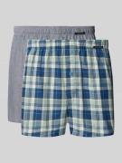 Boxershort met labelpatch in een set van 2 stuks