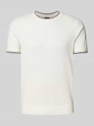 T-shirt met labeldetail
