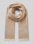 Sjaal met labeldetail, model 'Amelie'
