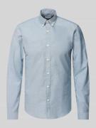 Slim fit vrijetijdsoverhemd met knoopsluiting, model 'Oxford'