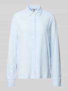 Regular fit blouse met logo-applicatie