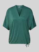 Relaxed fit T-shirt met vleermuismouwen