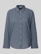 Regular fit overhemdblouse met katoen
