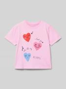 T-shirt met labeldetail, model 'DITTO'