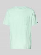 Regular fit T-shirt van katoenmix