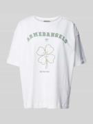 T-shirt met labelprint, model 'GIANNAA FORTUNE'