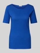 Regular fit T-shirt van zachte slub jersey