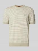 T-shirt met labelbadge, model 'Kanache'