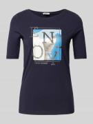 Regular fit T-shirt met statementprint