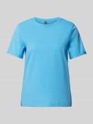 Regular fit T-shirt van puur katoen, model 'RIA'