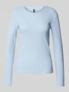 Slim fit shirt met lange mouwen van biologische katoenmix, model 'RUKA...